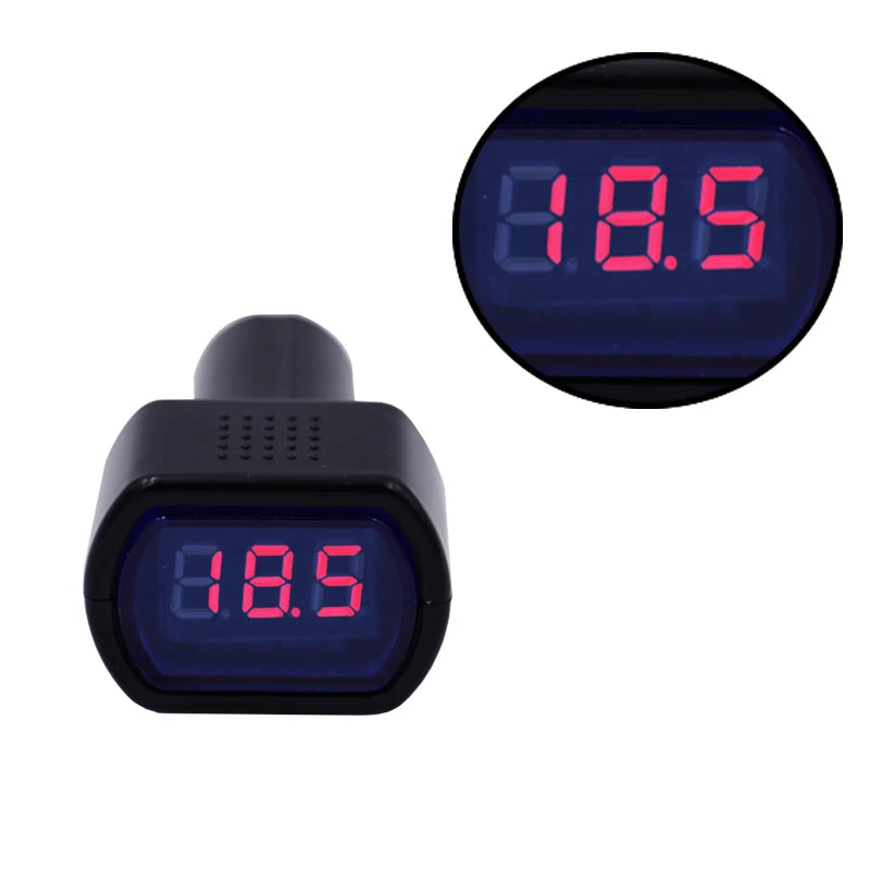 DC 12V-24V Digital Display Cigarette Lighter Electric Voltage Meter Tester for Auto Car Vehicle Battery Voltmeter Indicator